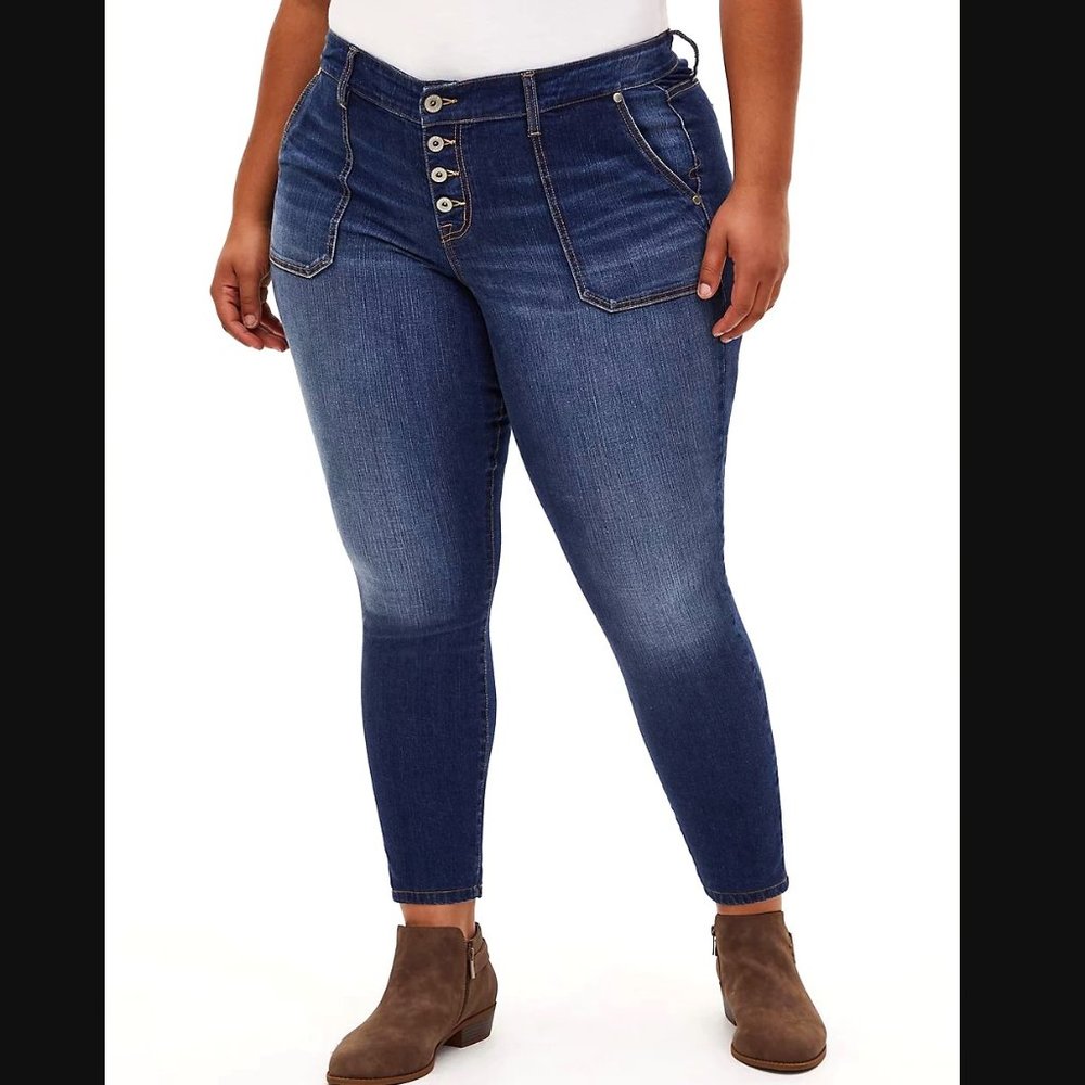 TORRID SKINNY VINTAGE STRETCH MID-RISE JEAN